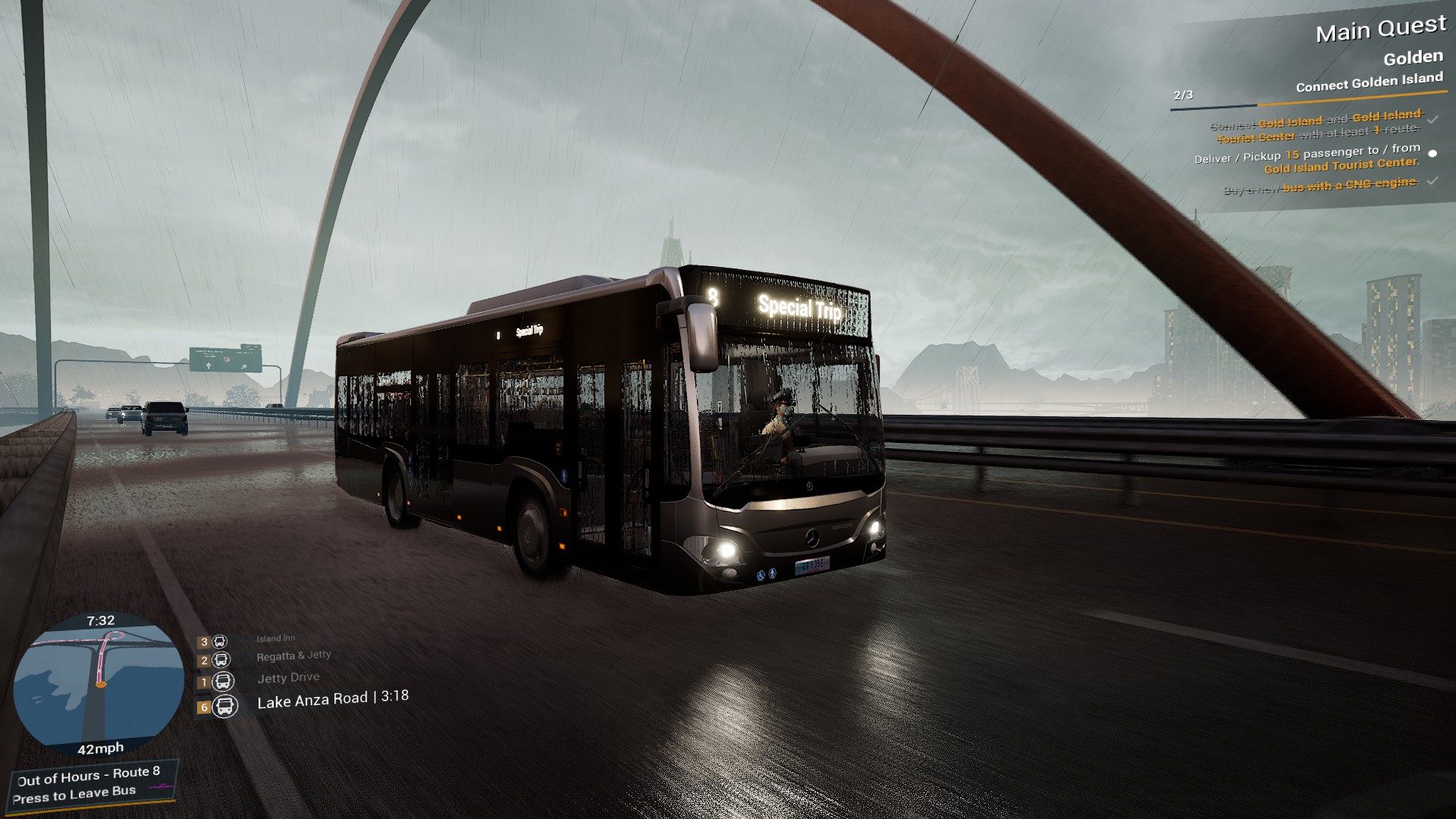 Bus Simulator 21 Mb Citaro Rain