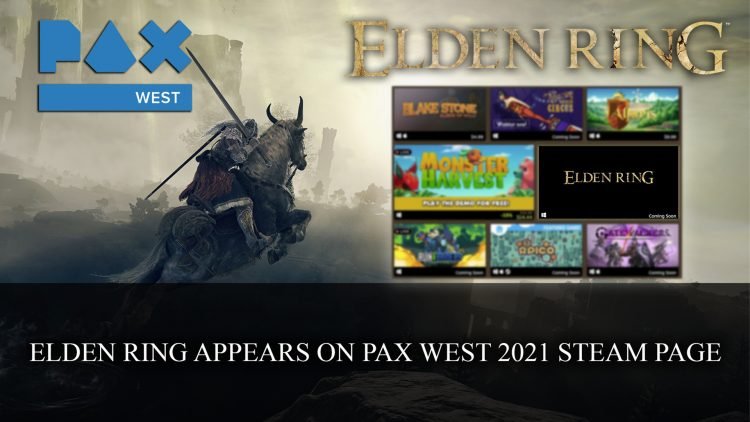 Elden Ring Appears on Pax West Expo Hall Steam Page